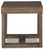 Cariton - Square End Table - Gray
