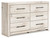 Lawroy - 7 Pc. - Dresser, Mirror, Chest, Full Panel Bed With Storage Footboard - Light Natural
