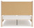 Cadmori - 5 Pc. - Dresser, Mirror, Queen Upholstered Panel Bed - Two-tone