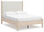 Cadmori - 5 Pc. - Dresser, Mirror, Full Upholstered Panel Bed - Two-tone
