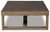 Cariton - Rectangular Cocktail Table - Gray