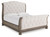 Ardenfield - 7 Pc. - Dresser, Mirror, King Upholstered Sleigh Bed, 2 Nightstands - Light Brown