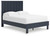 Simmenfort - 3 Pc. - Dresser, Full Platform Bed - Navy Blue