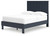 Simmenfort - 3 Pc. - Dresser, Full Platform Bed - Navy Blue
