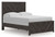 Prendonea - 7 Pc. - Dresser, Mirror, Chest, Full Panel Bed, 2 Nightstands - Charcoal