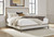Tomtyn - 6 Pc. - Dresser, Mirror, Queen Upholstered Bed, 2 Nightstands - Light Brown