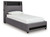 Verishaw - Twin Upholstered Bed - Gray