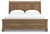 Feddinger - California King Storage Sleigh Bed - Medium Brown