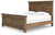 Feddinger - King Panel Bed - Medium Brown