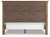 Feddinger - California King Panel Bed - Medium Brown