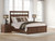 Taffenbrook - California King Panel Storage Bed - Medium Brown