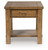 Vandenmore - Rectangular End Table - Medium Brown