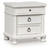 Rowlenstown - Three Drawer Night Stand - Antique White