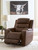 Knightington - Power Recliner With Audio Seating - Brown