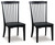 Greddinton - Dining Room Side Chair (Set of 2) - Black