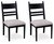 Greddinton - Dining Upholstered Side Chair (Set of 2) - Black