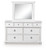 Rowlenstown - Dresser And Mirror - Antique White