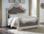 Bruchandi - King Upholstered Panel Bed - Antique White