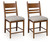 Greddinton - Upholstered Barstool (Set of 2) - Brown