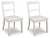 Greddinton - Upholstered Dining Side Chair (Set of 2) - White