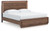 Fortlorn - King Panel Bed - Walnut Brown
