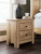 Makidern - Two Drawer Night Stand - Tan