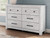 Makidern - Six Drawer Dresser - Whitewash