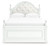 Kozlani - Full Upholstered Panel Bed - White