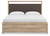 Kinlanni - King Upholstered Panel Bed - Tan