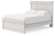Makidern - Queen Panel Storage Bed With Under Bed Storage Unit - Whitewash