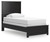 Maribel - Twin Panel Bed - Black