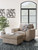 Triston-Peaks - 2 Pc. - Chair And A Half, Ottoman - Suede