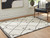 Fenriston - 5' x 8' Rug - Cream / Black