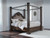 Maylee - California King Canopy Bed - Dark Brown