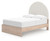 Arloster - Full Upholstered Panel Bed - Tan / White