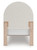 Arloster - Twin Upholstered Panel Bed - Tan / White