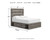 Graystorm - Full Panel Bed With Storage - Brown Gray