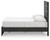 Hollivern - Full Panel Storage Bed - Dark Gray
