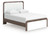 Kendanport - Queen Upholstered Bed - White / Brown