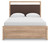 Kinlanni - Queen Upholstered Platform Bed - Tan