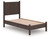 Pamytta - Twin Panel Platform Bed - Brown