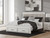 Zuraleus - King Upholstered Panel Platform Storage Bed - White