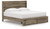 Elbrim - King Panel Storage Bed - Brown