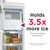 25.6 Cu. Ft. Standard-Depth 36-in Wide Side-by-Side Refrigerator with Ice Maker & Water and Ice Dispenser in Stainless Steel