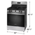 30" 5 Burner 5.1 Cu. Ft. Freestanding Natural Gas Range in Stainless Steel