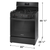 30" 5 Burner 5.1 Cu. Ft. Freestanding Natural Gas Range in Black