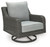 Elite Park - Swivel Lounge w/ Cushion - Gray