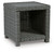 Elite Park - Square End Table - Gray