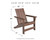 Emmeline - Adirondack Chair - Brown