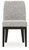 Burkhaus - Dining UPH Side Chair (Set of 2) - Beige / Dark Brown